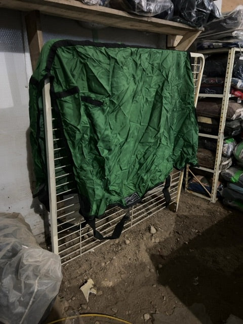 Green Glover Equine Nylon sheet, 62”