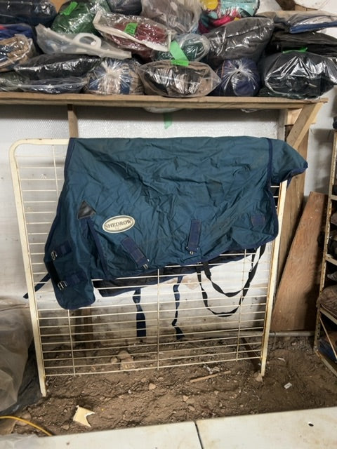 Navy Shedrow Rainsheet, 52”