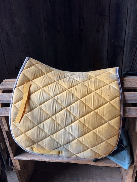 Yellow Shedrow Saddle Pad, Dressage Full