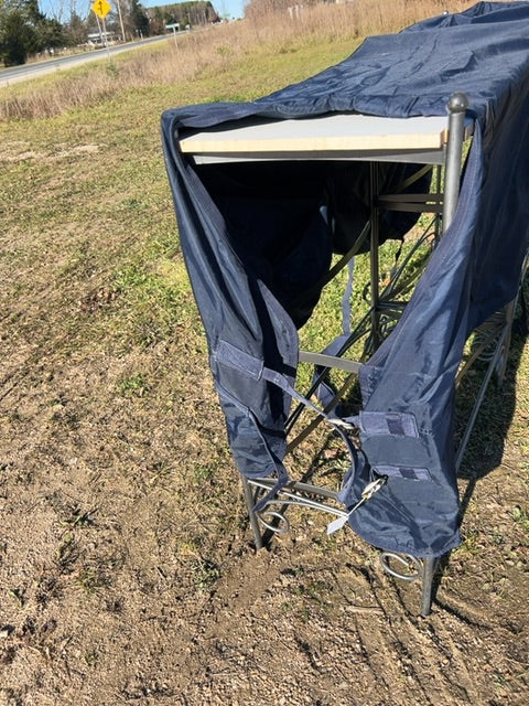 Navy Shedrow Rainsheet, 84"