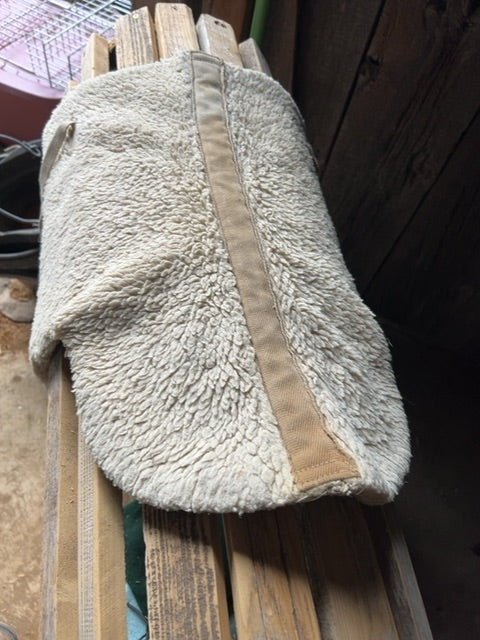 White  Saddle Pad