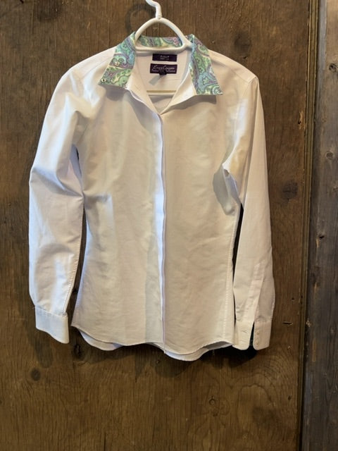 White Essex Classic Show Shirt, 36