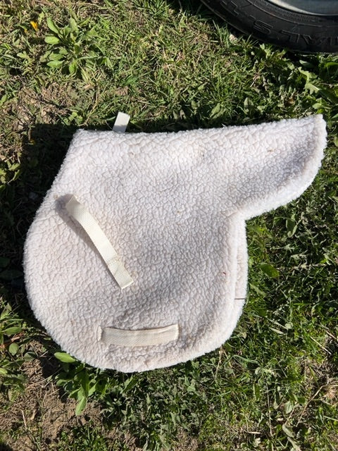 White Trotter Classic Designs Shaped Fleece Saddle Pad, Full