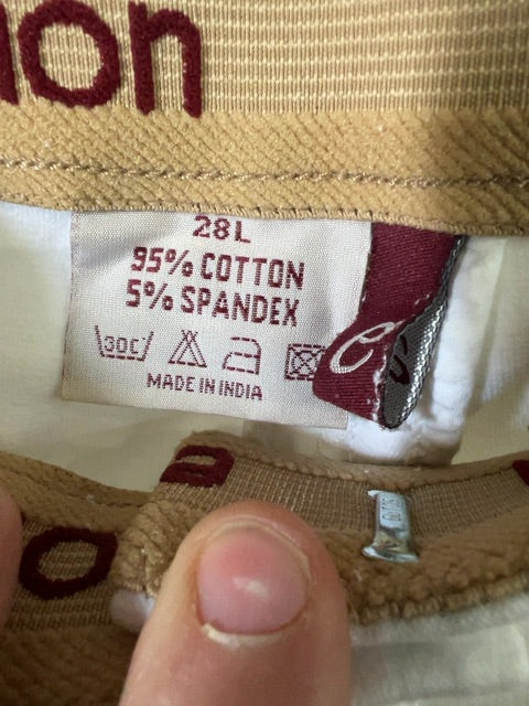 White Elation Red Label Full Seat Breeches, 28L