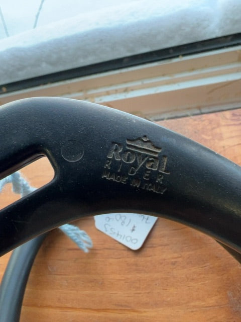 Black Royal Flex Stirrups Stirrups, 4 3/4"