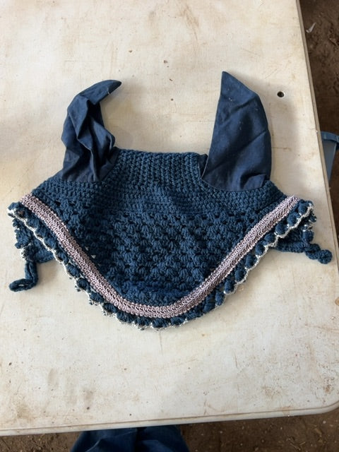 Navy  Horse Bonnets
