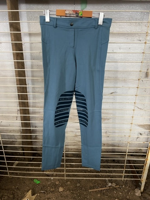 Blue Elation Red Label Kneepatch Breeches, Medium