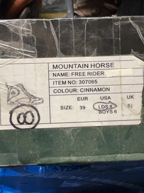 Cinnamon Mountain Horse Paddock Boots, 8