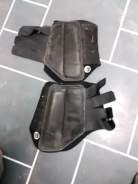 Black Boogaloo Leather Brushing Boots