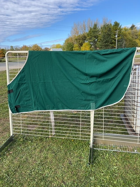 Green  Cotton Cooler, 74"