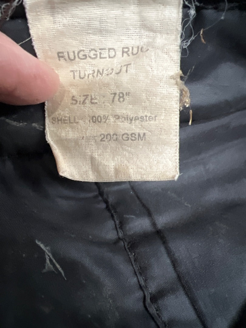 Beige Rugged Rug Turnout, 78"