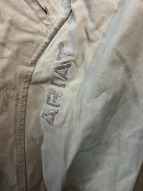 Tan Ariat Kneepatch Breeches, 34R