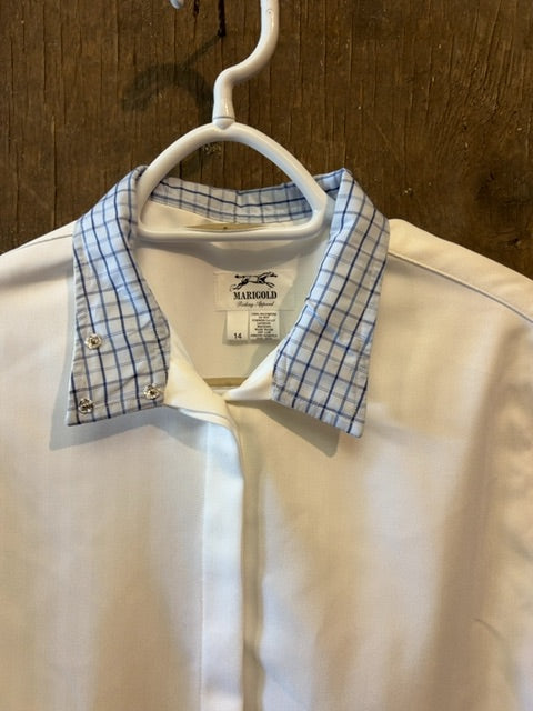 White Marigold Show Shirt, 14