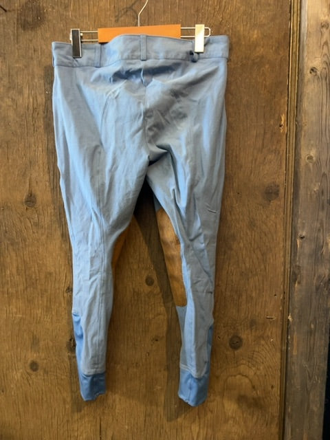 Blue Elation Platinum Kneepatch Breeches, 30R