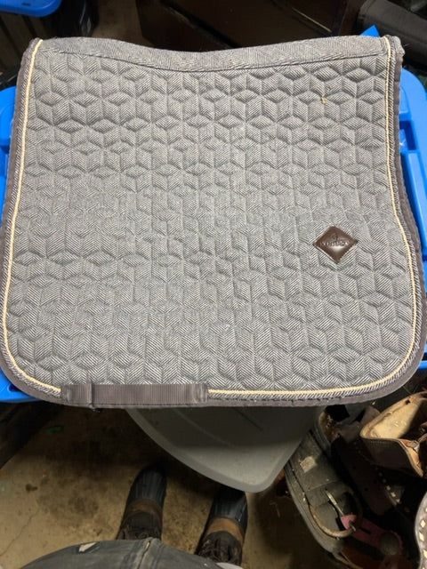 Grey Kentucky Saddle Pad, Dressage