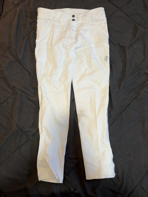 White GPA Second Skin Breeches, 40
