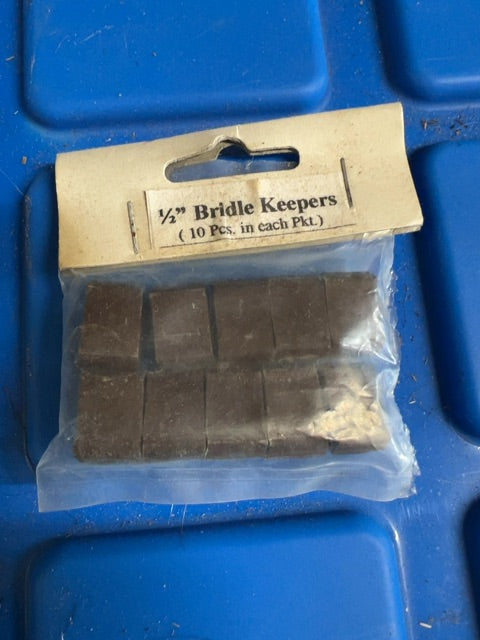 Brown  Bridle Keepers, 1/2"