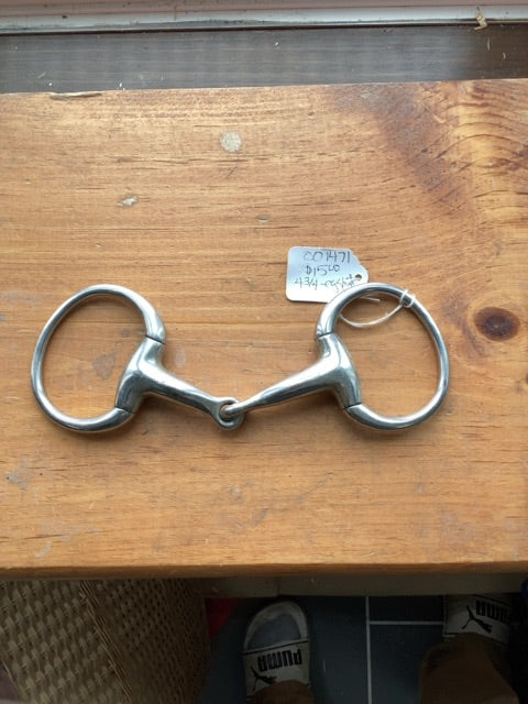 Eggbutt snaffle, 4 3/4"