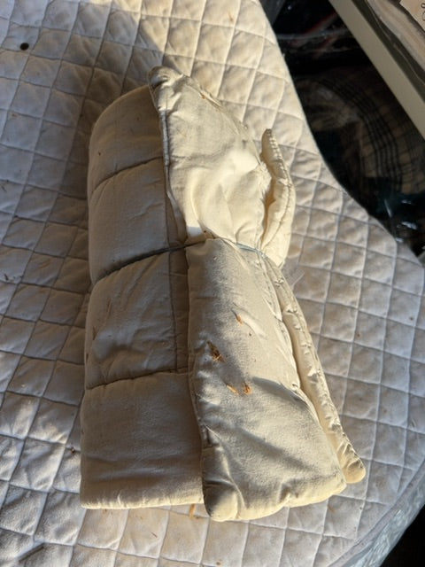 White  Pillow Quilts, 12"