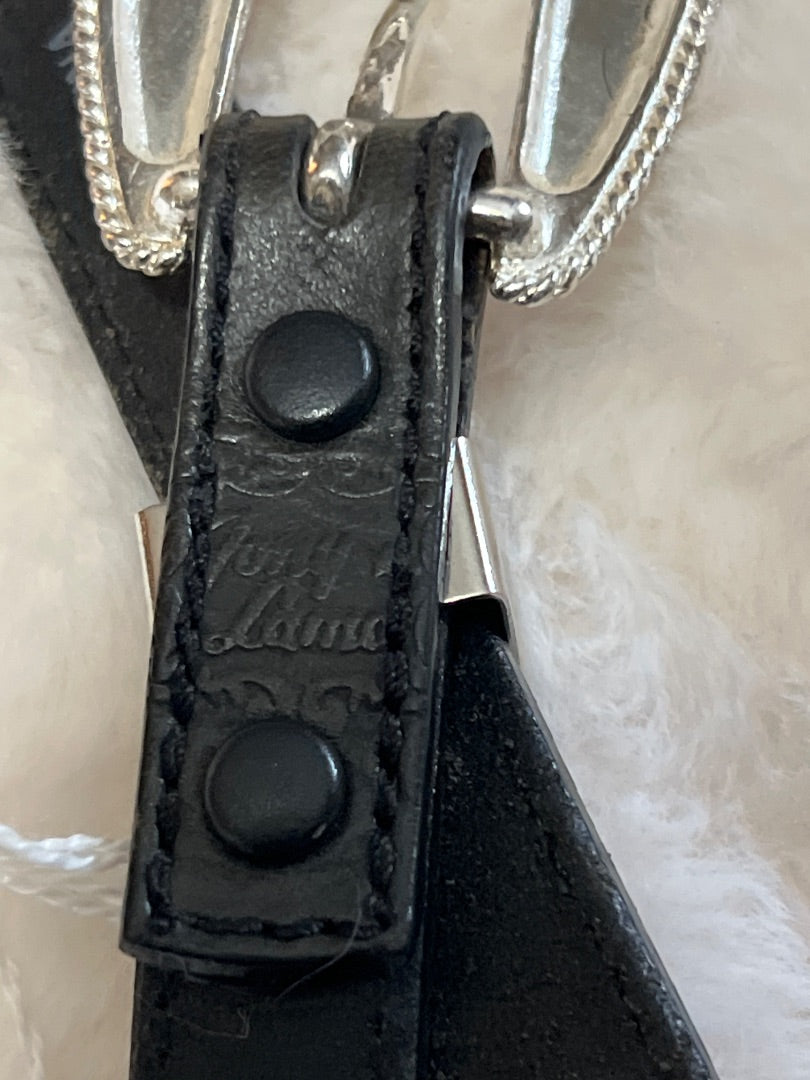 Black Tony Lama Blingy Belt, 28