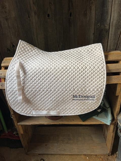 White Waldhausen Saddle Pad, Full