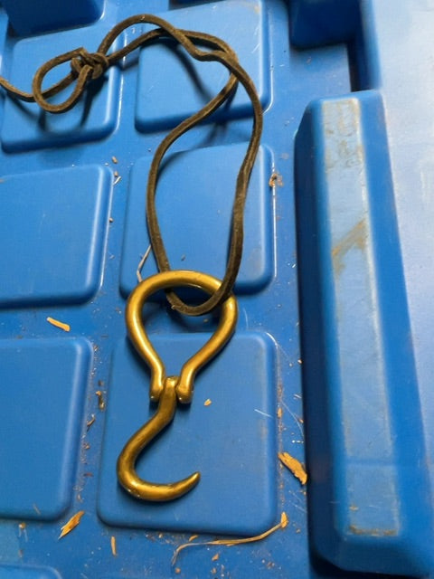 Brass Folding Hoof Pick