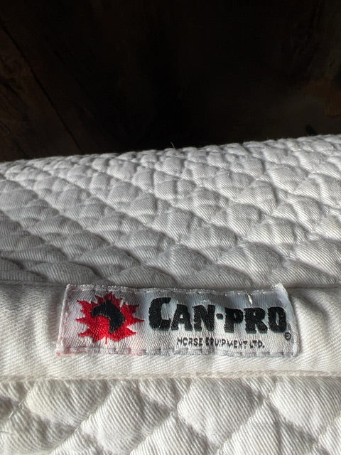 White  Dressage Pad, Full