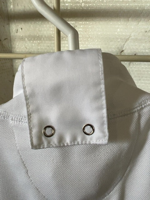White ROMFH Short Sleeve Show Shirt, Small