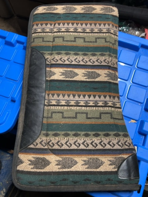 Green Reinsman Western Pad, 30x32