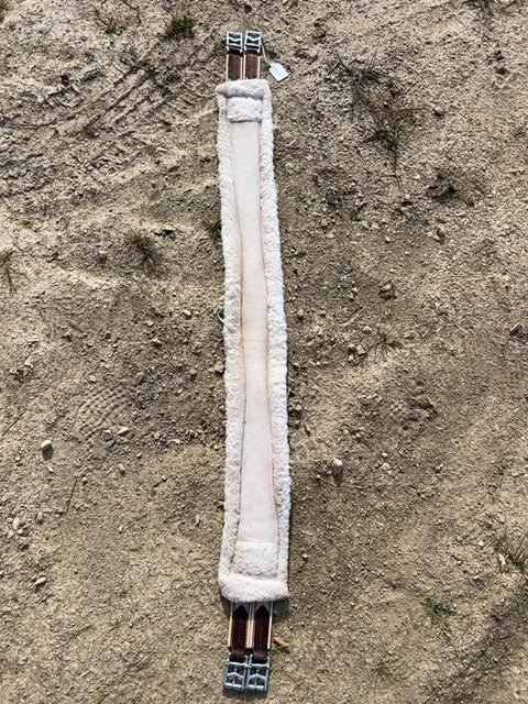 Brown Lettia Fleece Girth, 56"