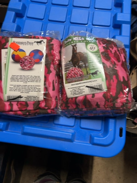 Pink Camo Horseman’s Pride Ball Cover, 40”