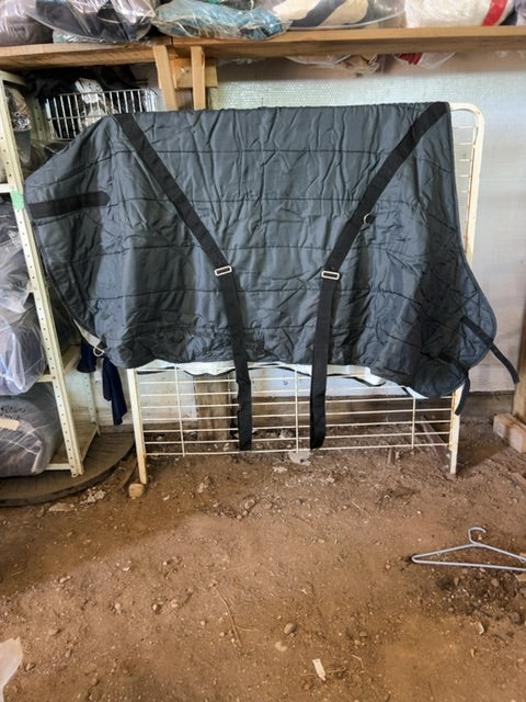 Charcoal  Stable Blanket, 80"