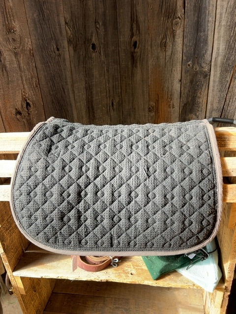Grey  Saddle Pad, Pony