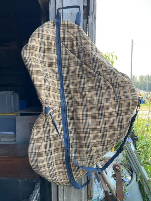Baker Plaid  Saddle Bag