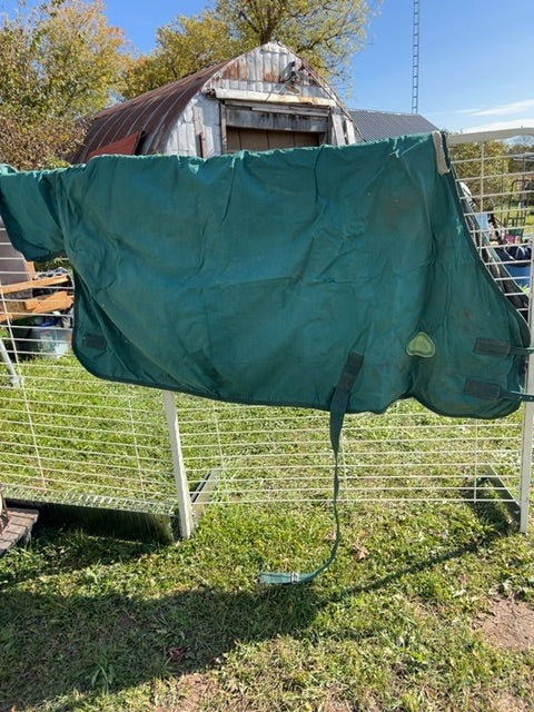 Green Shedrow Shell with moisture wicking liner, 68"