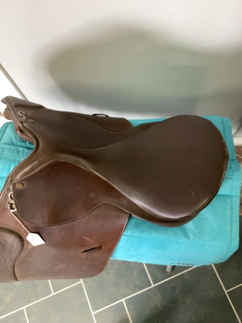 Dark Brown Collegiate All Purpose Saddle, 17 1/2"