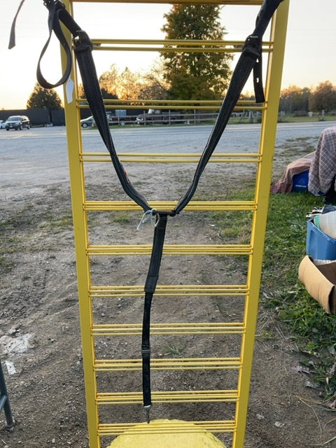 Black with Navajo inlay  Breastplate