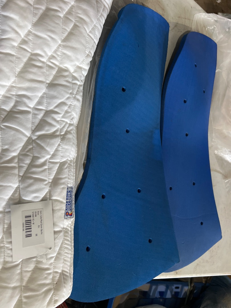White SS Tack Half Pad, 23”