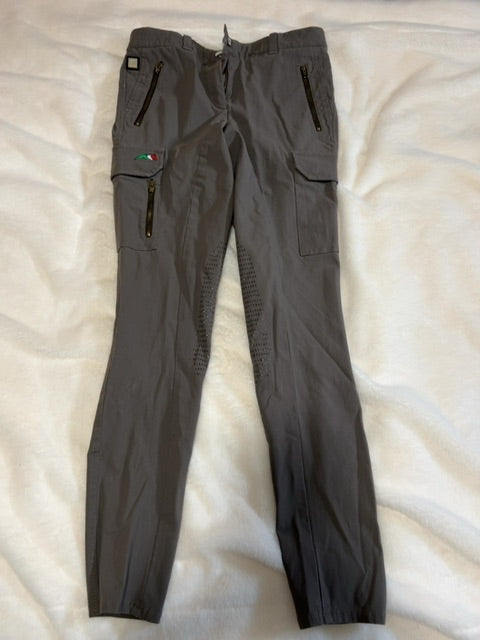 Grey Equiline Breeches, GB 12 IT 44