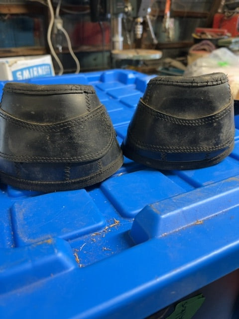 Black Shires No Turn Bell Boots, Full