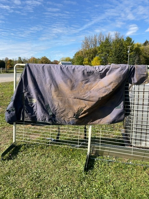 Navy Shedrow Winter Turnout, 78"