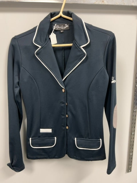 Navy with Elbow Patch Spooks Show Jacket, Medium