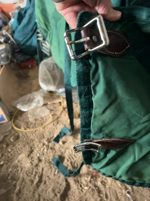 Green  Stable Blanket, 76”