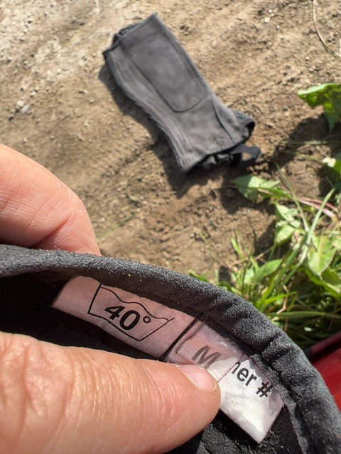 Black  Half Chaps, Medium