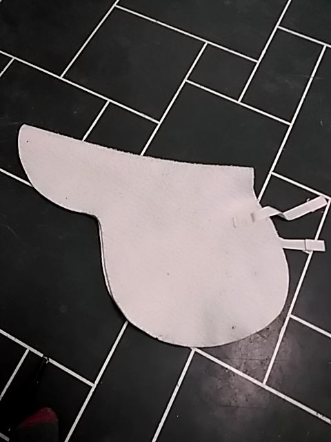 White  Saddle Pad, Full