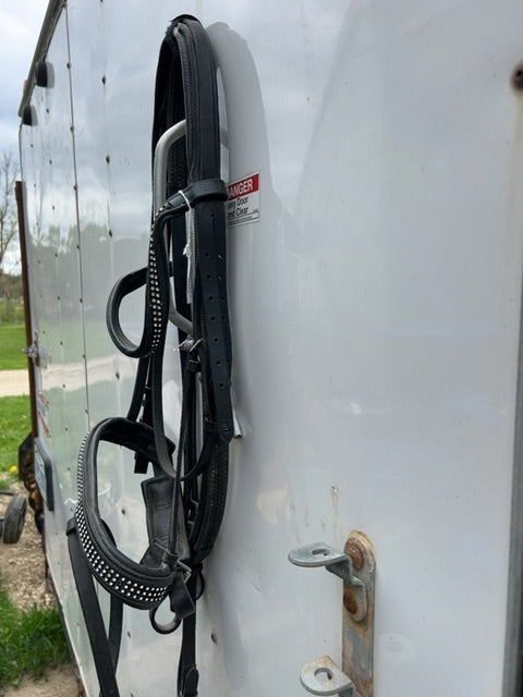 Black  Dressage Bridle, Full