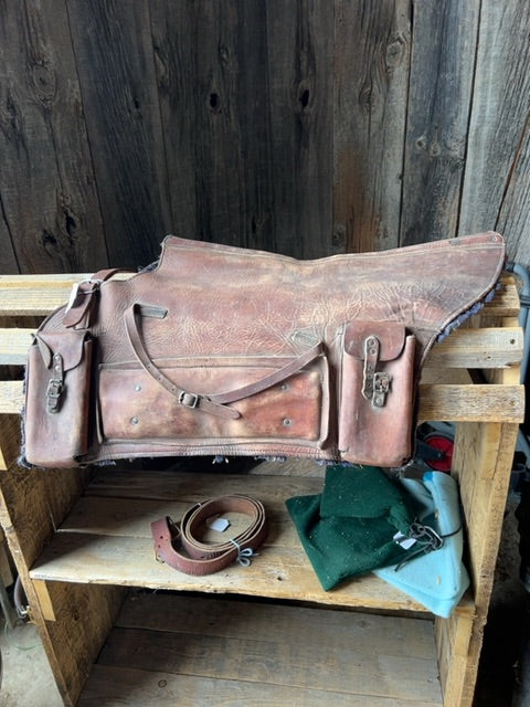 Leather  Weighted Saddle Pad