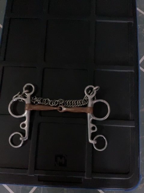 Copper Mouth Pelham with Curb, 5”