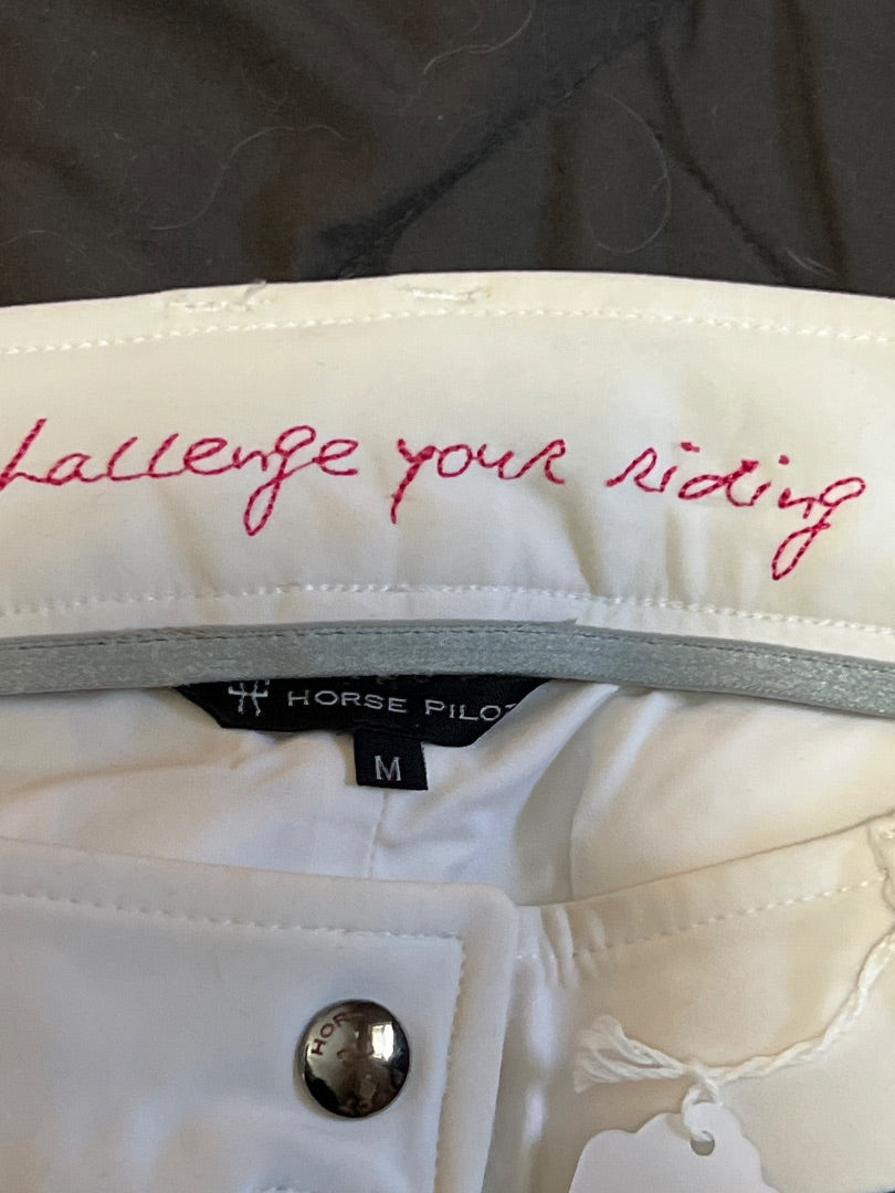 White Horse Pilot Kneepatch Breeches, Medium