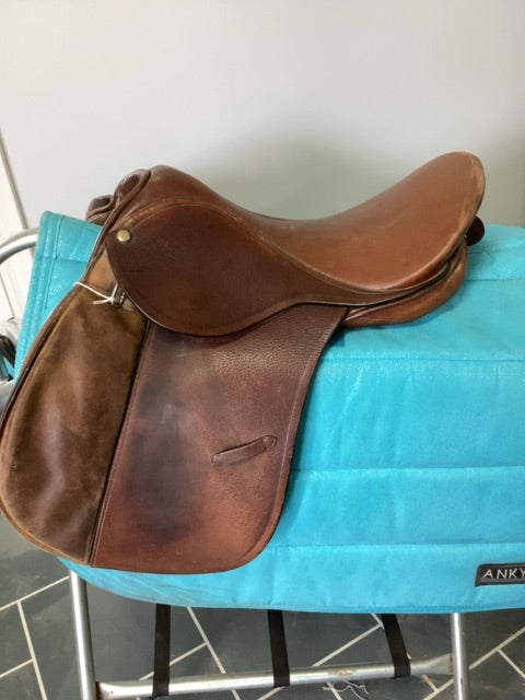 Brown All Purpose Saddle, 15.5"